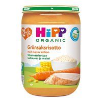 Hipp Grönsaksrisotto & Kalkon 12m 220g