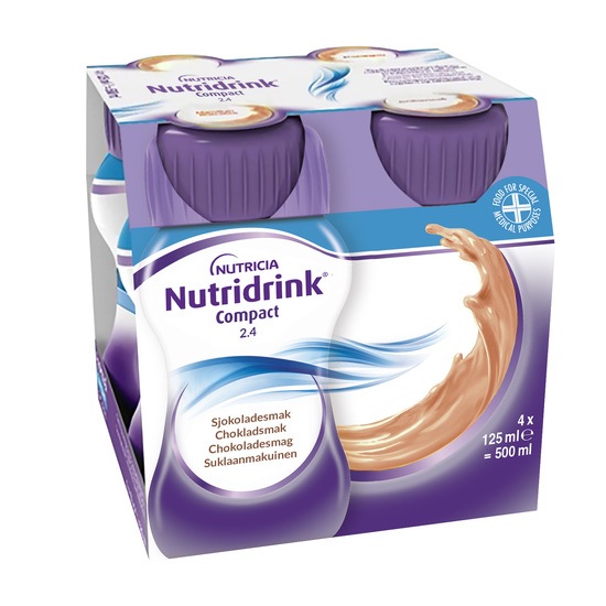 Nutridrink Compact Choklad 4 x 125 ml