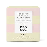 DeoDoc Nattbinda i 100 % Ekologisk Bomull 10 st