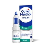 Otrivin Menthol nässpray, lösning 1 mg/ml 10 ml