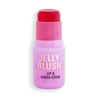 Revolution Jelly Blush Stick Lip and Cheek Stain Strawberry Pink 5,5 g
