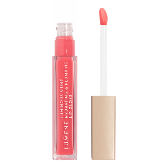 Lumene Luminous Shine Hydrating & Plumping Lip Gloss 4 Peach Pink 5 ml
