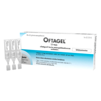 Oftagel, ögongel i endosbehållare 2,5 mg/g 30 st