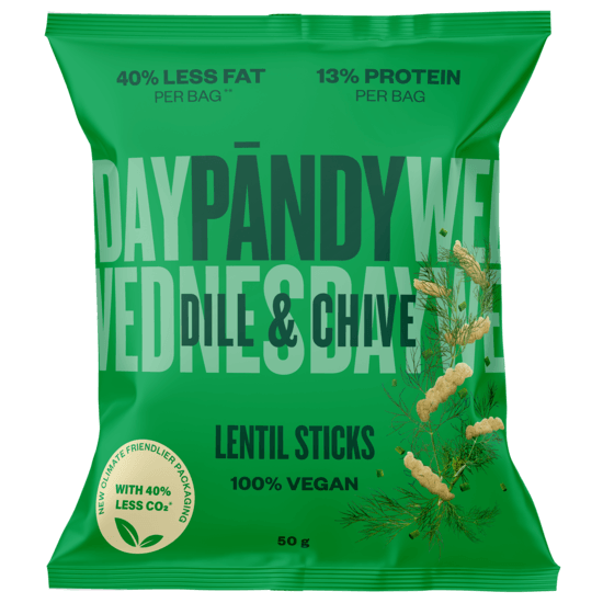 Pändy Lentil Sticks Dill & Chive 50 g