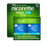 Nicorette Mint Komprimerad Sugtablett 4 mg 160 st