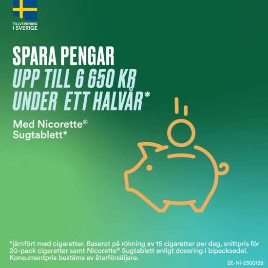 Nicorette Frukt Komprimerad Sugtablett 2 mg 160 st