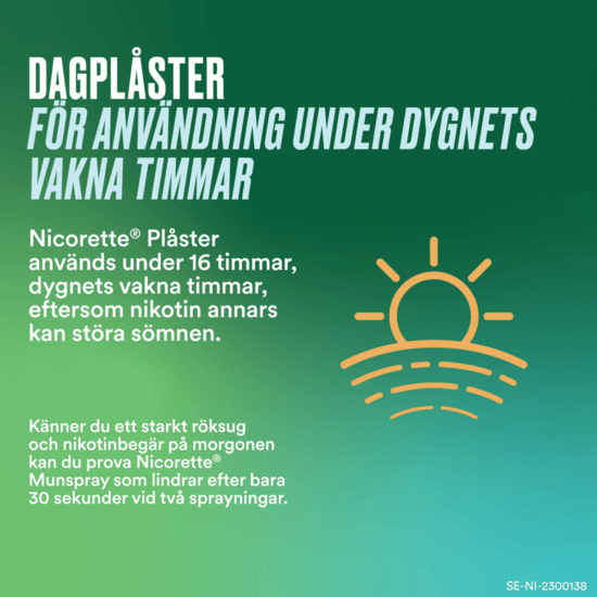 Nicorette Novum, depotplåster 25 mg/16 timmar 14 st
