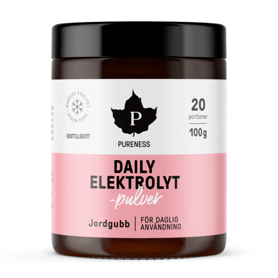 Pureness Daily Elektrolytpulver Jordgubb 100 g