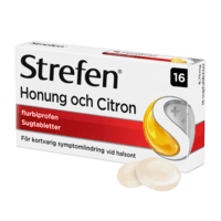 Strefen Honung & Citron Sugtabletter Flurbiprofen 8,75 mg 16 st