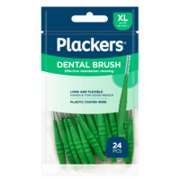 Plackers Dental Brush XL 0,8 mm Mellanrumsborstar 24 st