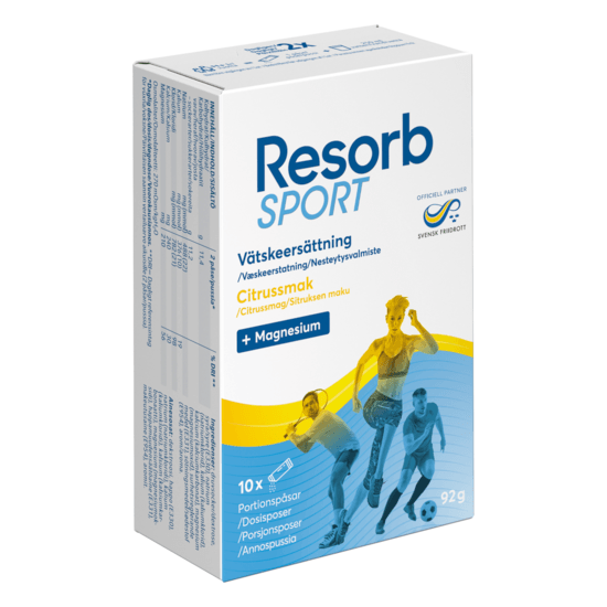 Resorb Sport Citron Dospåsar 10 st