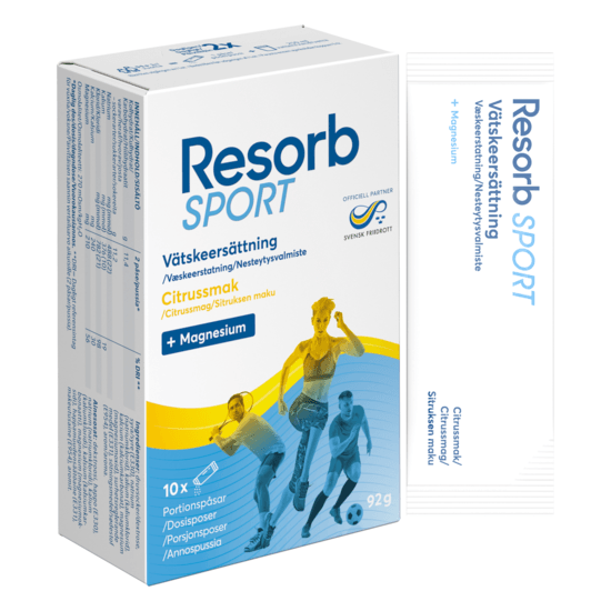 Resorb Sport Citron Dospåsar 10 st