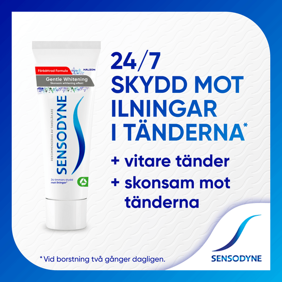 Sensodyne Gentle Whitening Daglig Tandkräm 75 ml