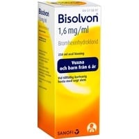 Bisolvon, Oral lösning 1,6 mg/ml 250 ml