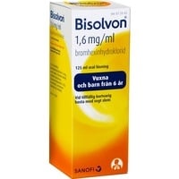 Bisolvon, oral lösning 1,6 mg/ml 125 ml