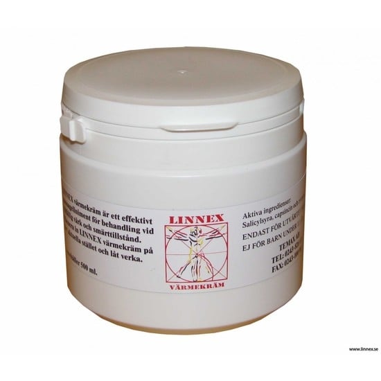 Linnex Värmekräm 500 ml