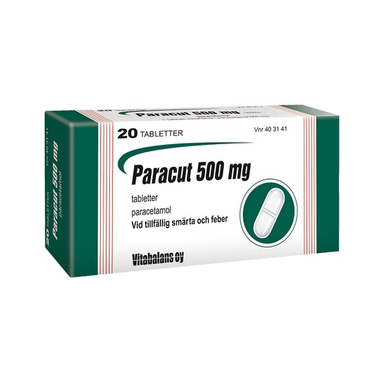 Paracut, tablett 500 mg 20 st