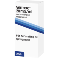 Vermox Oral Suspension Mebendazol 20 mg/ml 30 ml